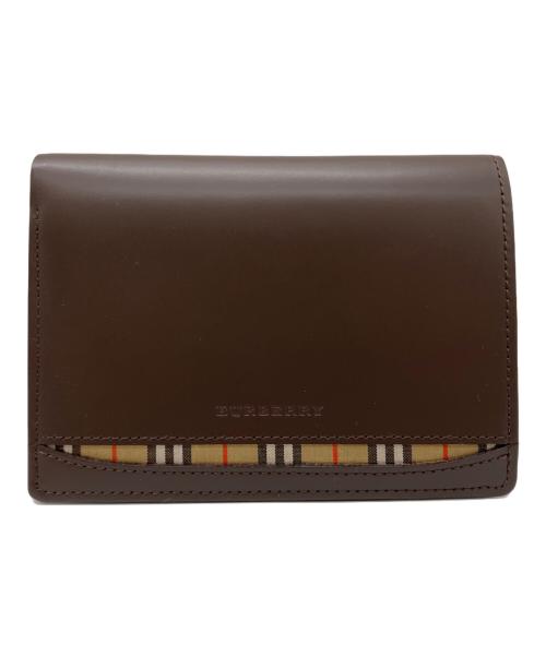 BURBERRY（バーバリー）BURBERRY (バーバリー) 2つ折り財布 ブラウンの古着・服飾アイテム