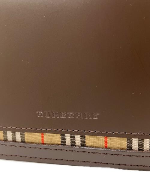 BURBERRY（バーバリー）BURBERRY (バーバリー) 2つ折り財布 ブラウンの古着・服飾アイテム