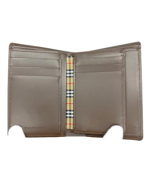 BURBERRY（バーバリー）BURBERRY (バーバリー) 2つ折り財布 ブラウンの古着・服飾アイテム