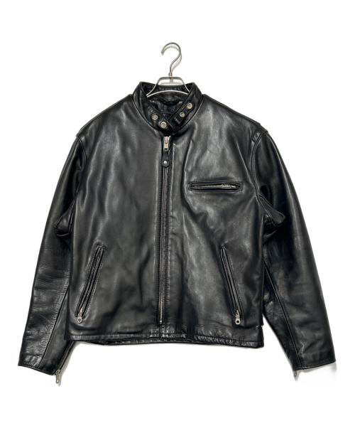 Schott（ショット）shott (ショット) ライナー付きレザージャケット ブラック サイズ:SIZE42（xl）の古着・服飾アイテム