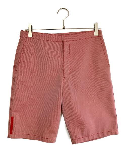 PRADA SPORTS（プラダスポーツ）PRADA SPORTS (プラダスポーツ) ハーフパンツ レッド サイズ:SIZE46の古着・服飾アイテム