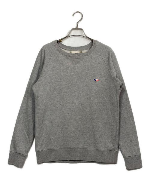 maison kitsune（メゾンキツネ）MAISON KITSUNE (メゾンキツネ) スウェット グレー サイズ:SIZE Sの古着・服飾アイテム