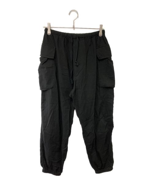 COMOLI（コモリ）COMOLI (コモリ) 空紡オックス カーゴパンツ ブラック サイズ:1の古着・服飾アイテム