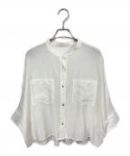 SHIPSシップス）の古着「半袖シャツ/シアーシャツ」｜ホワイト