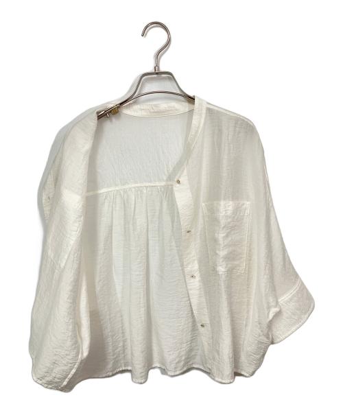 SHIPS（シップス）SHIPS (シップス) 半袖シャツ/シアーシャツ ホワイト サイズ:表記無の古着・服飾アイテム