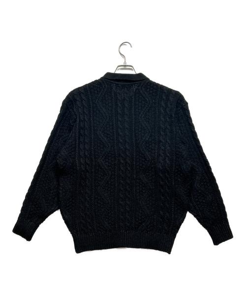 Christian Dior（クリスチャン ディオール）Christian Dior (クリスチャン ディオール) ニットポロ ブラック サイズ:SIZE Freeの古着・服飾アイテム