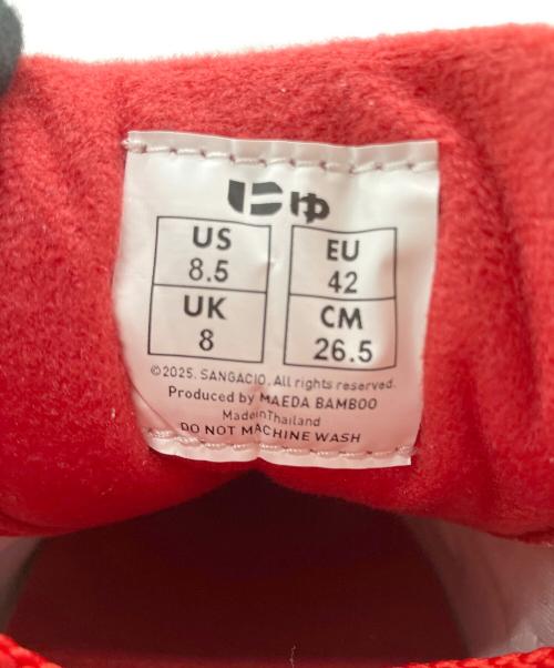 Sangacio（サンガッチョ）Sangacio (サンガッチョ) スニーカー レッド サイズ:26.5㎝の古着・服飾アイテム