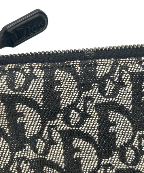 Christian Dior（クリスチャン ディオール）Christian Dior (クリスチャン ディオール) サドルバッグ アイボリー×ブラックの古着・服飾アイテム