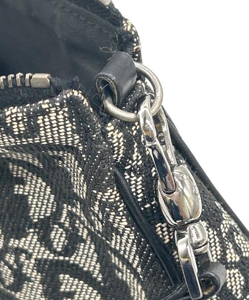Christian Dior（クリスチャン ディオール）Christian Dior (クリスチャン ディオール) サドルバッグ アイボリー×ブラックの古着・服飾アイテム