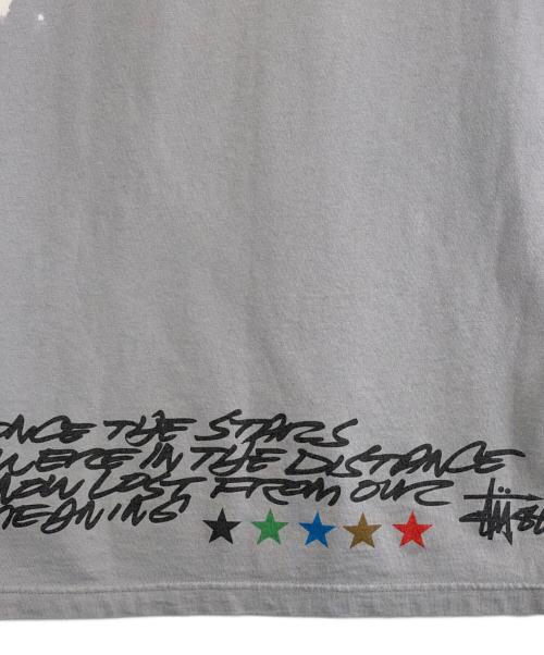 stussy（ステューシー）stussy (ステューシー) 半袖カットソー グレー サイズ:SIZE Lの古着・服飾アイテム