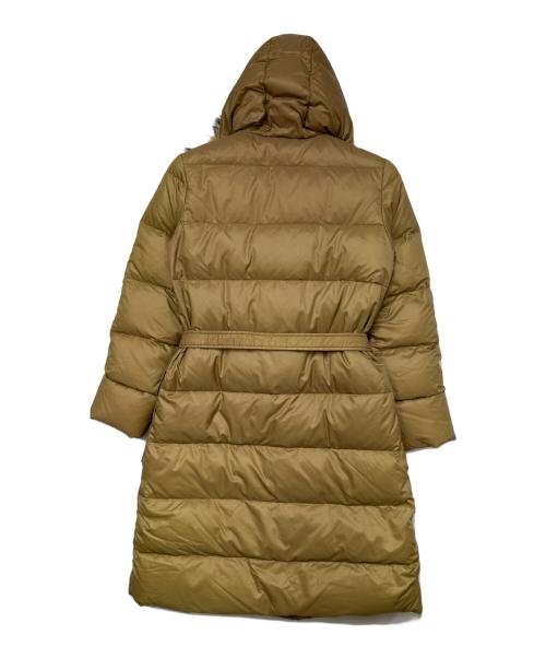 MONCLER（モンクレール）MONCLER (モンクレール) ベルト付きダウンコート カーキ サイズ:SIZE 0(XS)の古着・服飾アイテム