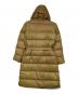 MONCLER (モンクレール) ベルト付きダウンコート カーキ サイズ:SIZE 0(XS)：20000円