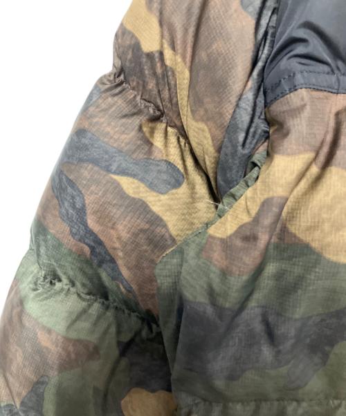 THE NORTH FACE（ザ ノース フェイス）THE NORTH FACE (ザ ノース フェイス) ダウンジャケット ブラック×グリーン サイズ:Mの古着・服飾アイテム