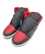 NIKEナイキ）の古着「ハイカットスニーカー」｜ブラック×レッド