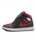 NIKE (ナイキ) ハイカットスニーカー ブラック×レッド サイズ:25.5㎝ 未使用品：13000円