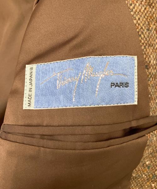 Thierry Mugler（ティエリーミュグレ）Thierry Mugler (ティエリーミュグレ) テーラードジャケット ブラウン サイズ:SIZE 46の古着・服飾アイテム