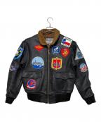 MAX CADYsマックス・ケイディ）の古着「G-1レザージャケット」｜ブラウン