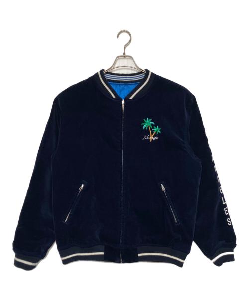 X-LARGE（エクストララージ）X-LARGE (エクストララージ) スカジャン ネイビー サイズ:Ｌの古着・服飾アイテム