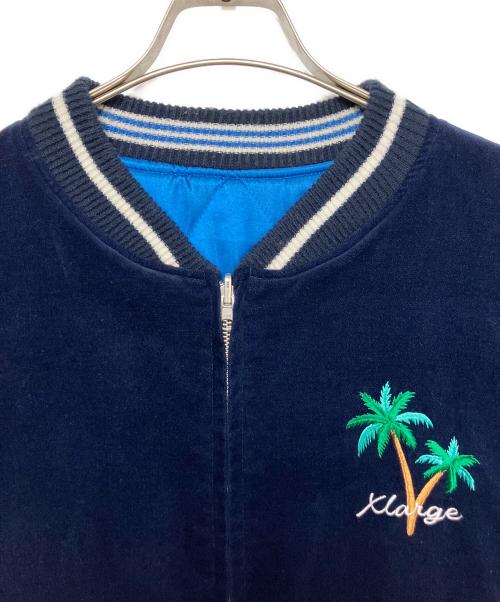 X-LARGE（エクストララージ）X-LARGE (エクストララージ) スカジャン ネイビー サイズ:Ｌの古着・服飾アイテム