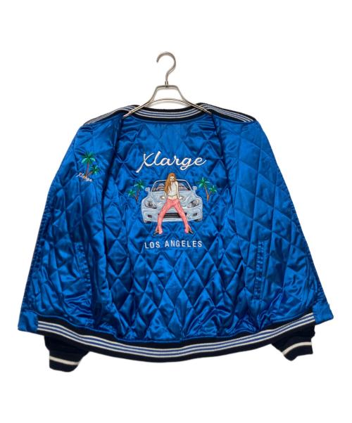 X-LARGE（エクストララージ）X-LARGE (エクストララージ) スカジャン ネイビー サイズ:Ｌの古着・服飾アイテム