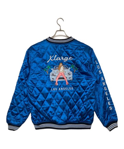 X-LARGE（エクストララージ）X-LARGE (エクストララージ) スカジャン ネイビー サイズ:Ｌの古着・服飾アイテム