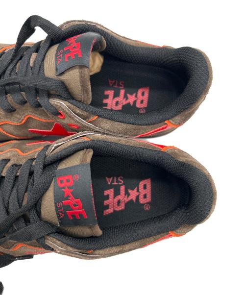 A BATHING APE（ア ベイシング エイプ）A BATHING APE (ア ベイシング エイプ) スニーカー ブラウン サイズ:SIZE 26cmの古着・服飾アイテム