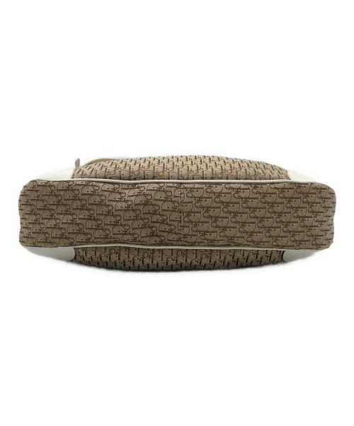 Christian Dior（クリスチャン ディオール）Christian Dior (クリスチャン ディオール) ショルダーバッグ ブラウン×ホワイトの古着・服飾アイテム