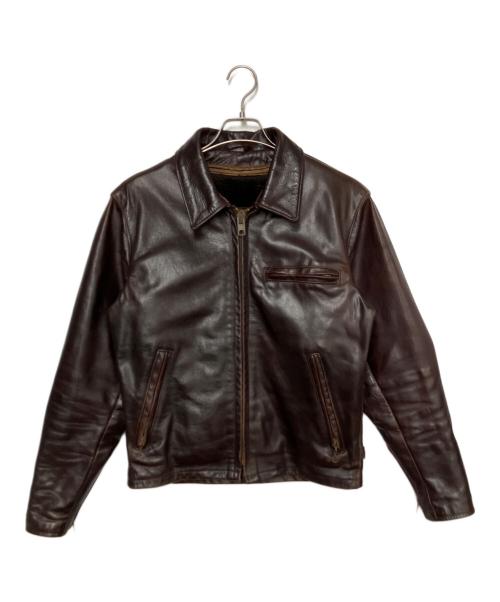 SCHOTT BROS.（ショット）SCHOTT BROS. (ショットブロス) レザージャケット ブラウン サイズ:SIZE 36の古着・服飾アイテム