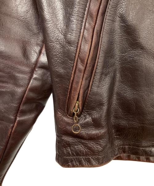 SCHOTT BROS.（ショット）SCHOTT BROS. (ショットブロス) レザージャケット ブラウン サイズ:SIZE 36の古着・服飾アイテム