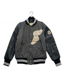 HEWITT MFG（ヒューイットエフエムジー）の古着「スタジャン」｜ブラック