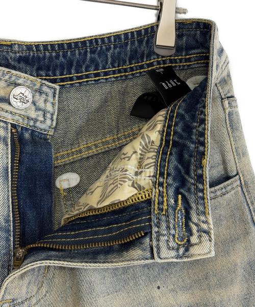 JHYQ（ジェー・エイチ・ワイ・キュー）JHYQ (ジェー・エイチ・ワイ・キュー) ヨゴレ加工デニムパンツ インディゴ サイズ:SIZE Sの古着・服飾アイテム