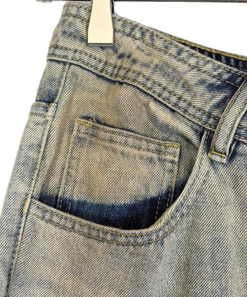 JHYQ（ジェー・エイチ・ワイ・キュー）JHYQ (ジェー・エイチ・ワイ・キュー) ヨゴレ加工デニムパンツ インディゴ サイズ:SIZE Sの古着・服飾アイテム