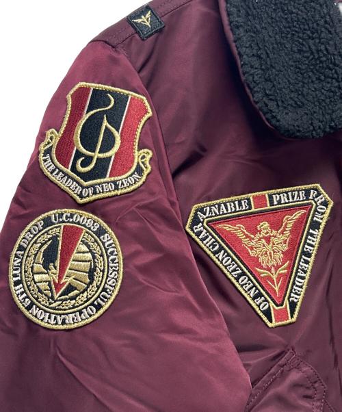 ALPHA（アルファ）ALPHA (アルファ) STRICT-G (ストラクトジー) MA-1ジャケット エンジ サイズ:SIZE Mの古着・服飾アイテム