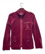 VERONICAヴェロニカ）の古着「ベロアジャケット」｜エンジ