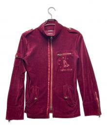 VERONICA（ヴェロニカ）の古着「ベロアジャケット」｜エンジ