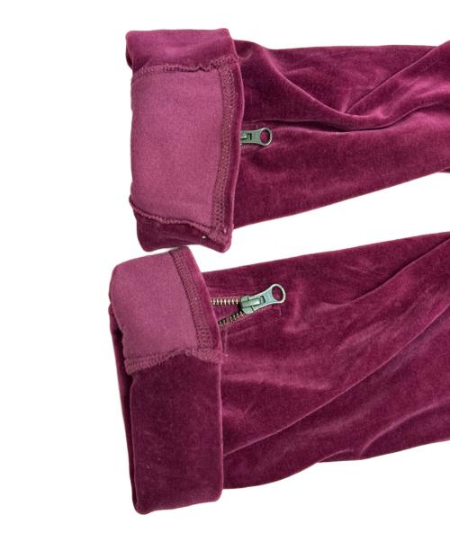 VERONICA（ヴェロニカ）VERONICA (ヴェロニカ) ベロアジャケット エンジ サイズ:SIZE Sの古着・服飾アイテム