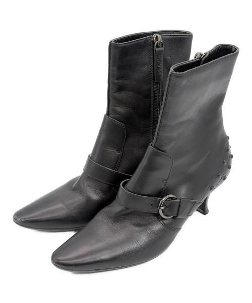 TOD'S（トッズ）TOD'S (トッズ) ショートブーツ ブラック サイズ:SIZE 23cmの古着・服飾アイテム