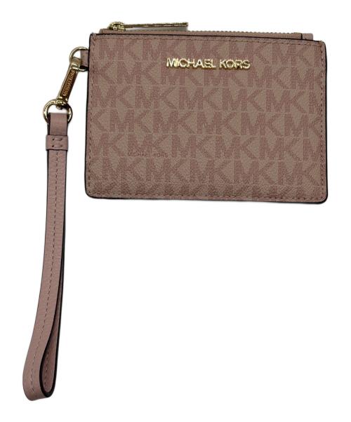 MICHAEL KORS（マイケル・コース）MICHAEL KORS (マイケル・コース) パスケース ピンクの古着・服飾アイテム