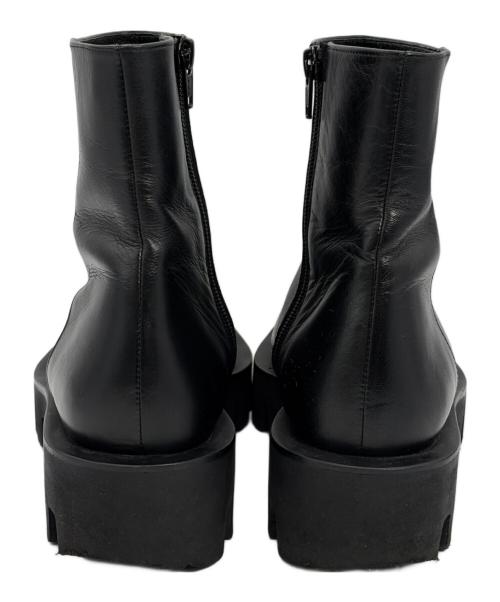 MARW UNITED ARROWS（マルゥ ユナイテッドアローズ）MARW UNITED ARROWS (マルゥ ユナイテッドアローズ) Odette e Odile (オデットエオディール) スクエアトゥーブーツ ブラック サイズ:SIZE 25cmの古着・服飾アイテム