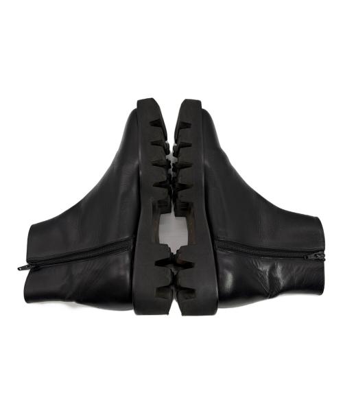 MARW UNITED ARROWS（マルゥ ユナイテッドアローズ）MARW UNITED ARROWS (マルゥ ユナイテッドアローズ) Odette e Odile (オデットエオディール) スクエアトゥーブーツ ブラック サイズ:SIZE 25cmの古着・服飾アイテム