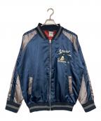 COSPA×SONIC THE HEDGEHOGコスパ×ソニックザヘッジホッグ）の古着「スカジャン」｜ネイビー×グレー