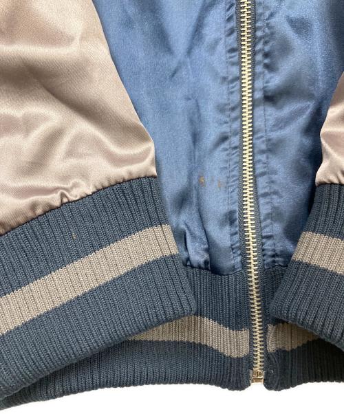 COSPA（コスパ）COSPA (コスパ) SONIC THE HEDGEHOG (ソニックザヘッジホッグ) スカジャン ネイビー×グレー サイズ:Ｌの古着・服飾アイテム