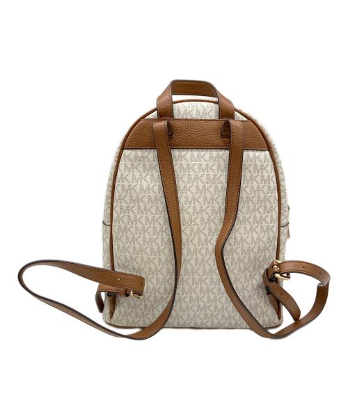 MICHAEL KORS（マイケル・コース）MICHAEL KORS (マイケル・コース) ミニリュック ブラウン×アイボリーの古着・服飾アイテム