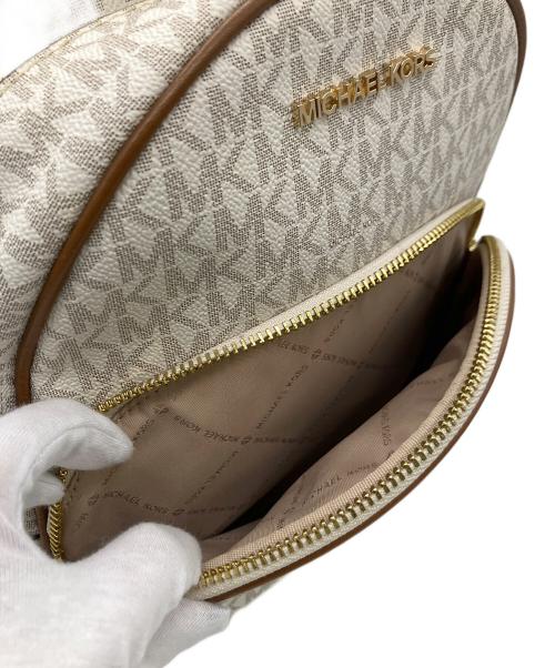 MICHAEL KORS（マイケル・コース）MICHAEL KORS (マイケル・コース) ミニリュック ブラウン×アイボリーの古着・服飾アイテム
