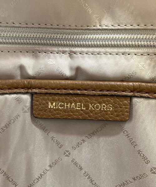MICHAEL KORS（マイケル・コース）MICHAEL KORS (マイケル・コース) ミニリュック ブラウン×アイボリーの古着・服飾アイテム