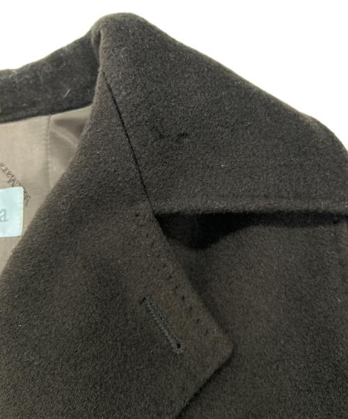 MaxMara（マックスマーラ）MaxMara (マックスマーラ) ウールカシミヤハーフコート ブラウン サイズ:SIZE 40（M)の古着・服飾アイテム