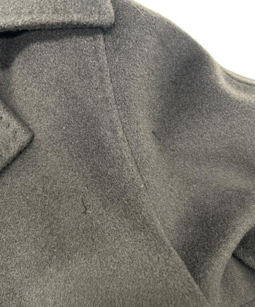 MaxMara（マックスマーラ）MaxMara (マックスマーラ) ウールカシミヤハーフコート ブラウン サイズ:SIZE 40（M)の古着・服飾アイテム