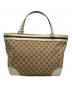 GUCCI (グッチ) トートバッグ アイボリー×ブラウン：33000円