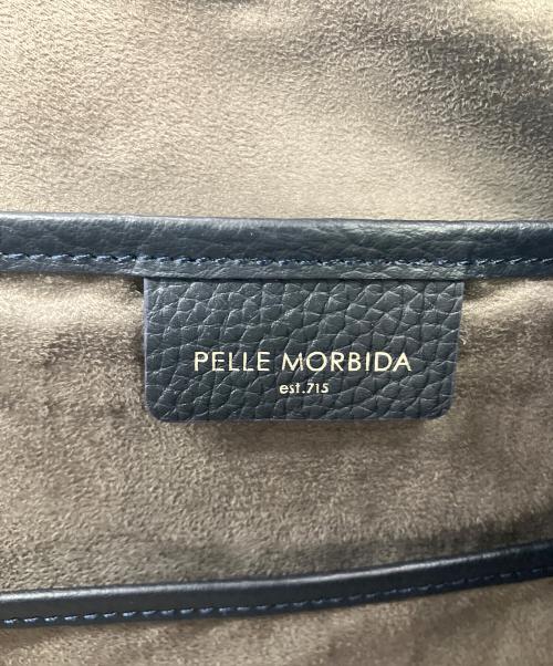 PELLE MORBIDA（ペッレモルビダ）PELLE MORBIDA (ペッレモルビダ) トートバッグ ネイビーの古着・服飾アイテム