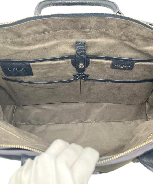 PELLE MORBIDA（ペッレモルビダ）PELLE MORBIDA (ペッレモルビダ) トートバッグ ネイビーの古着・服飾アイテム